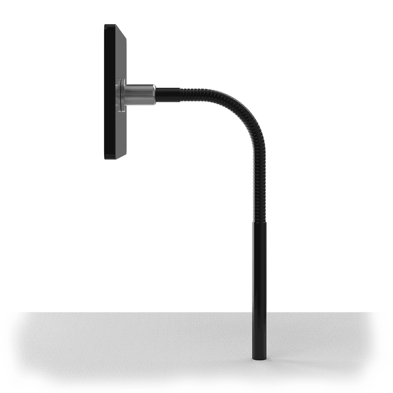 Swing arm HMI mounting system with Gooseneck attachment EXOR